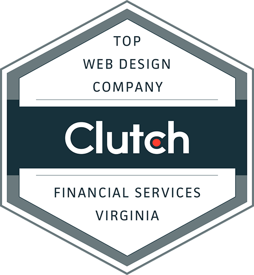 Recognized by Clutch as top financial services web design agency