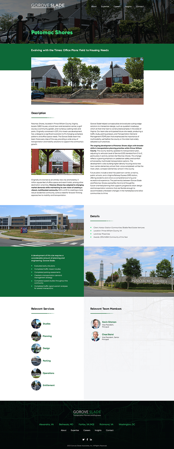 Virginia web design for engineering firm